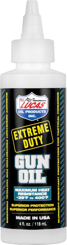 Lucas Oil Extreme Duty Gun Oil 4oz - Suppressed Fire Protection