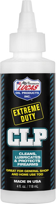 Lucas Oil Extreme Duty CLP 4oz - Firearm Cleaner and Protectant