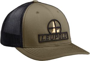 Leupold Reticle Trucker Hat - Green and Black