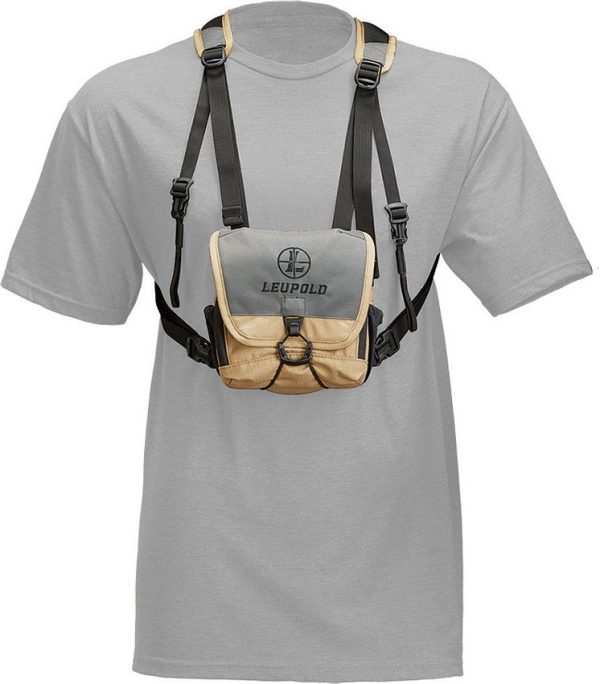 Leupold Go Afield Binocular Harness XF - Gray/Tan