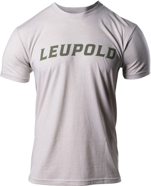 Leupold Wordmark T-Shirt Sand Large Cotton Blend