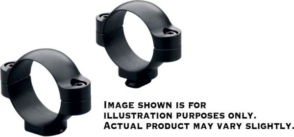 Leupold Standard Rings Medium Gloss - Black