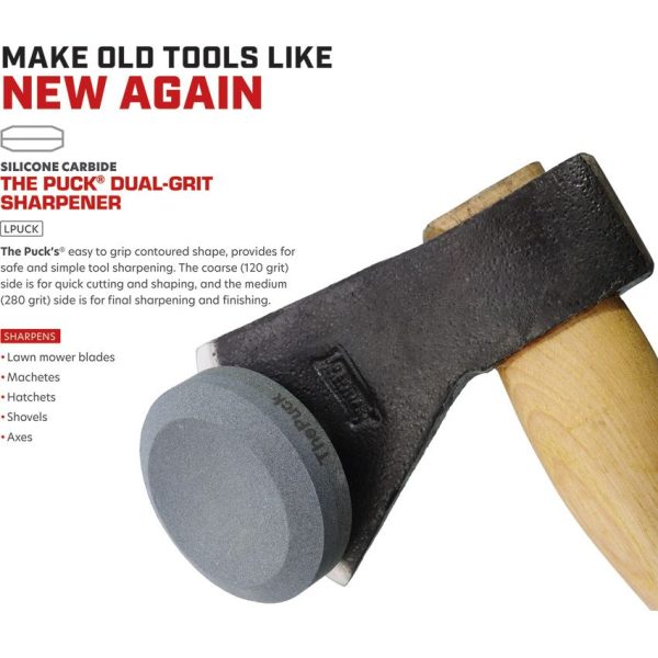 Lansky Puck Sharpener - 3 inch Dual Grit