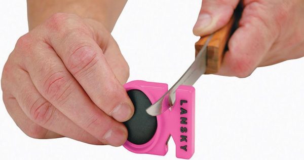 Lansky Quick Fix Sharpener - Pink Portable
