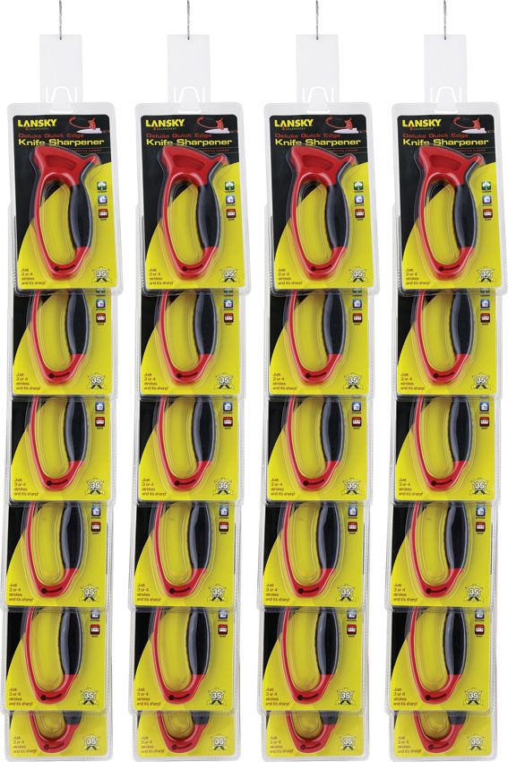 Lansky Clip Strip Deluxe Quick Edge 24 Pack Sharpener Display