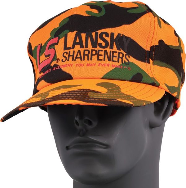 Lansky Baseball Cap - Orange Camo Adjustable