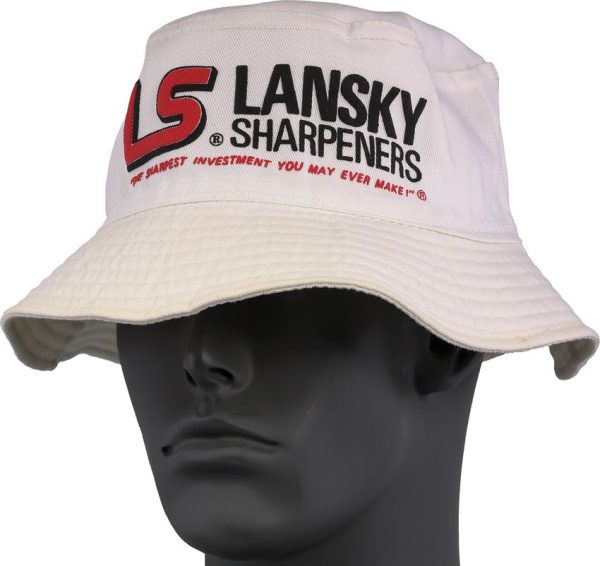 Lansky Bucket Hat Large - White Cotton Blend