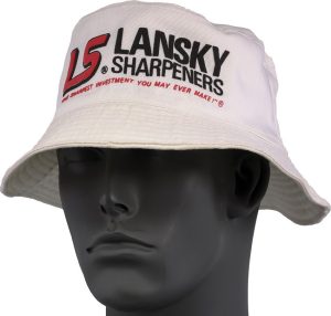 Lansky Bucket Hat Medium - White Cotton Blend