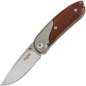LST8200ST.jpg LionSTEEL Mini Linerlock Santos Wood D2 Folding Knife