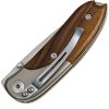 LionSTEEL Mini Linerlock Santos Wood D2 Folding Knife