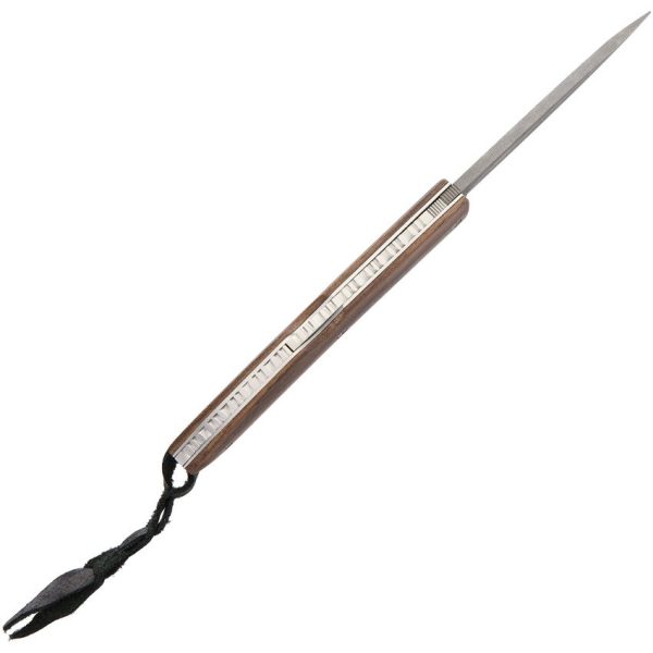 LionSTEEL Opera Damascus Santos Wood Folding Knife Italy