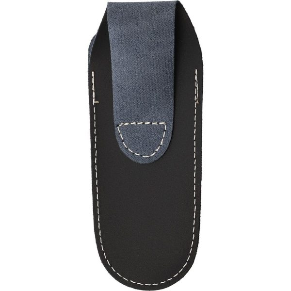 LionSTEEL Folding Knife Sheath - Black Leather