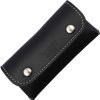LionSTEEL BIG Horizontal Leather Sheath - Black