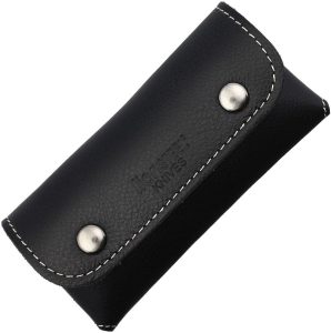 LionSTEEL BIG Horizontal Leather Sheath - Black
