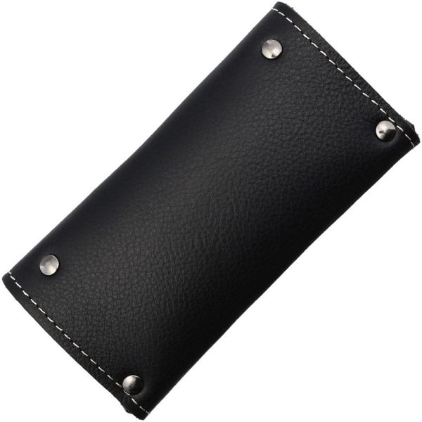 LionSTEEL BIG Horizontal Leather Sheath - Black
