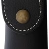 LionSTEEL Small Vertical Leather Sheath - Black