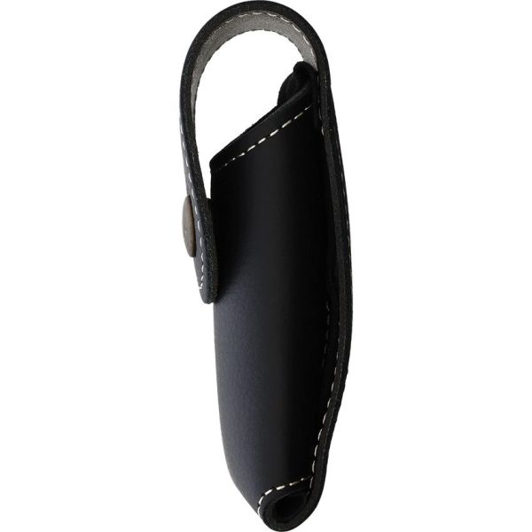 LionSTEEL Small Vertical Leather Sheath - Black