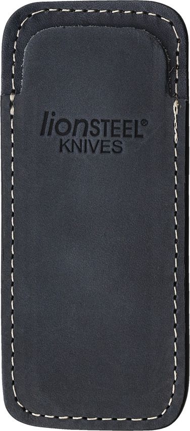 LionSTEEL Vertical Leather Sheath - Blue