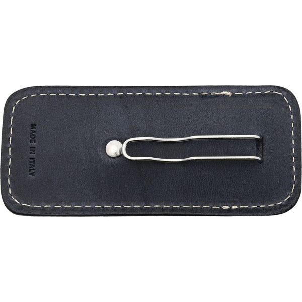 LionSTEEL Vertical Leather Sheath - Blue