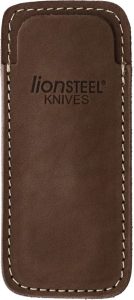 LST900FDV3BR.jpg LionSTEEL Vertical Leather Sheath - Brown