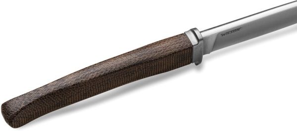 LionSTEEL AGO Fixed Blade M390 Green Micarta Italian Knife