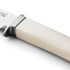 LionSTEEL AGO Fixed Blade M390 White Micarta Italian Knife