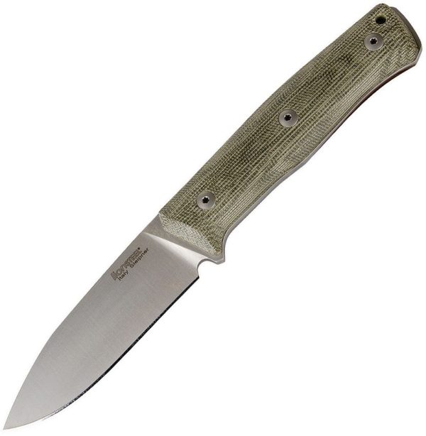 LSTB35CVG.jpg LionSTEEL B35 Fixed Blade Sleipner Steel Green Micarta Knife