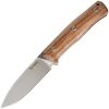 LionSTEEL B35 Fixed Blade Santos Wood Sleipner Steel Knife