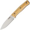 LionSTEEL B35 Fixed Blade Olive Wood Sleipner Steel Knife