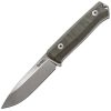 LionSTEEL Bushcraft B40 Green Fixed Blade Knife Sleipner Steel