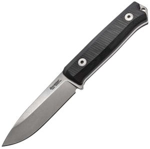 LionSTEEL Bushcraft B40 Black Fixed Blade Sleipner Steel Knife