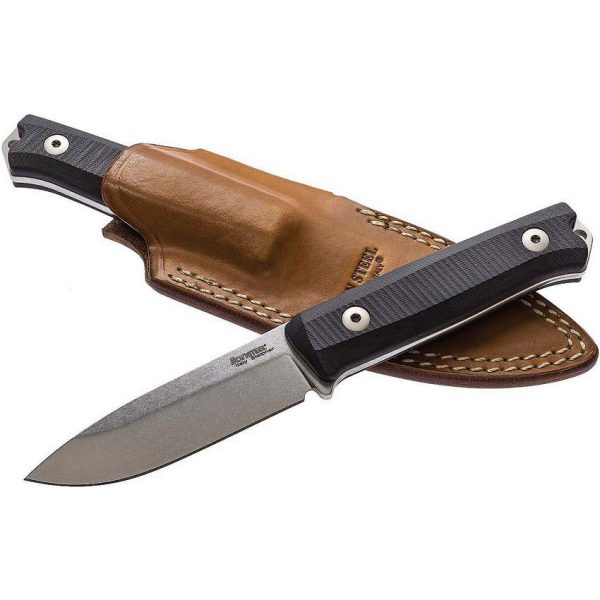 LionSTEEL Bushcraft B40 Black Fixed Blade Sleipner Steel Knife