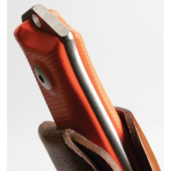 LionSTEEL B41 Bushcraft Orange G10 Fixed Blade Sleipner Steel