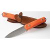 LionSTEEL B41 Bushcraft Orange G10 Fixed Blade Sleipner Steel