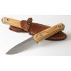 LionSTEEL B41 Bushcraft Fixed Blade Sleipner Olive Wood