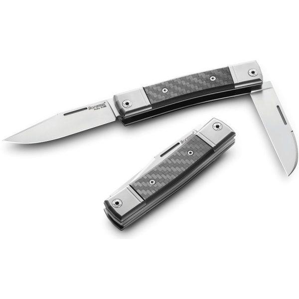 LionSTEEL BestMan Slipjoint Folding Knife M390 Carbon Fiber