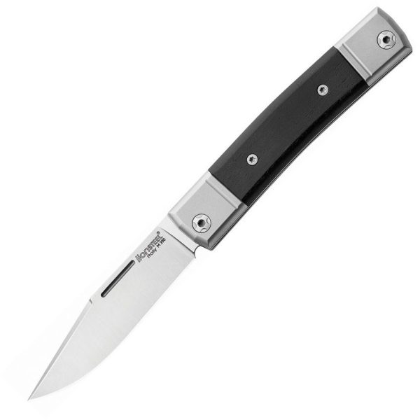 LSTBM1EB.jpg LionSTEEL BestMan BM1 Slipjoint Folding Knife M390 Ebony Wood