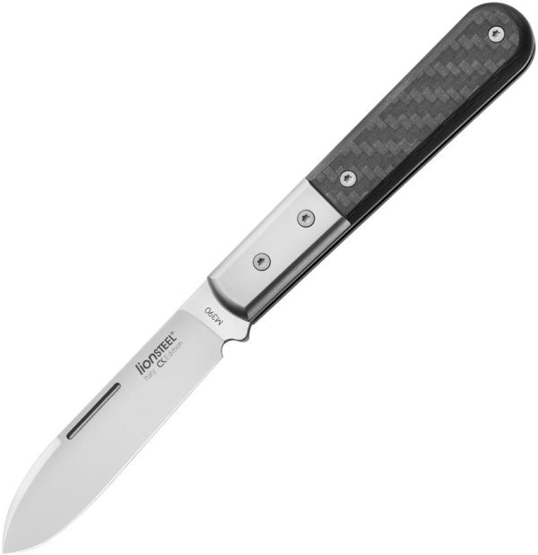 LionSTEEL Barlow Roundhead M390 Carbon Fiber Folding Knife