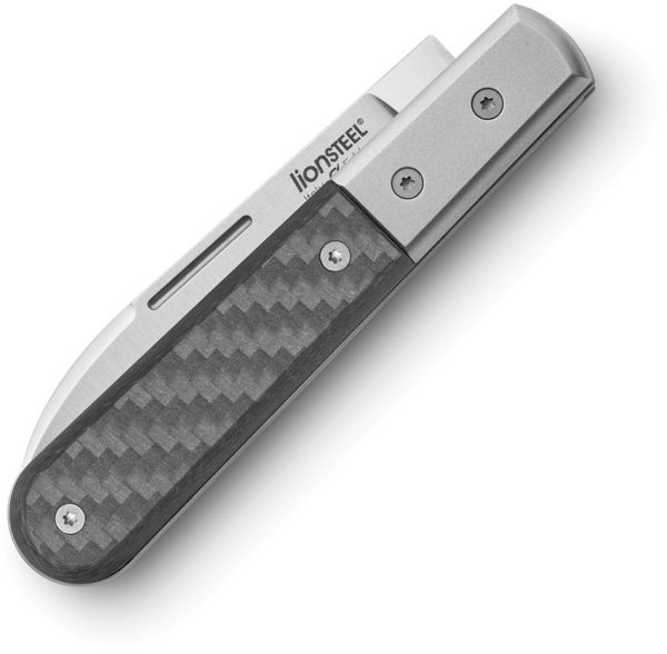 LionSTEEL Barlow Roundhead M390 Carbon Fiber Folding Knife