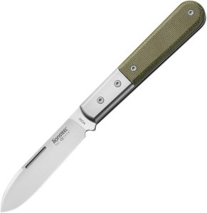LionSTEEL Barlow Roundhead Green M390 Folding Knife Italy