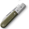 LionSTEEL Barlow Roundhead Green M390 Folding Knife Italy