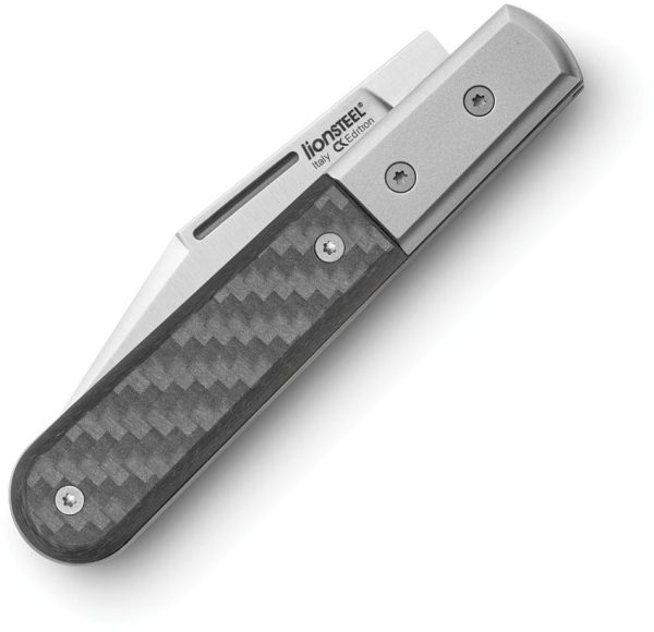 LionSTEEL Barlow Shuffler CF M390 Carbon Fiber Folding Knife