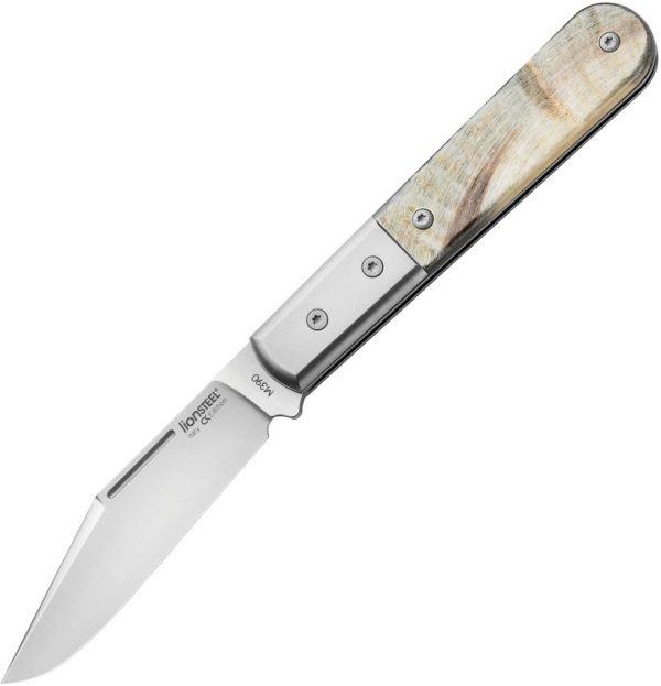 LionSTEEL Barlow Shuffler Ram's Horn Folding Knife M390