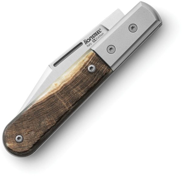 LionSTEEL Barlow Shuffler Ram's Horn Folding Knife M390