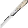 LionSTEEL Barlow Dom Ram's Horn M390 Folding Knife Italy