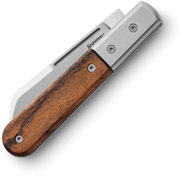 LionSTEEL Barlow Dom Santos M390 Folding Knife Santos Wood