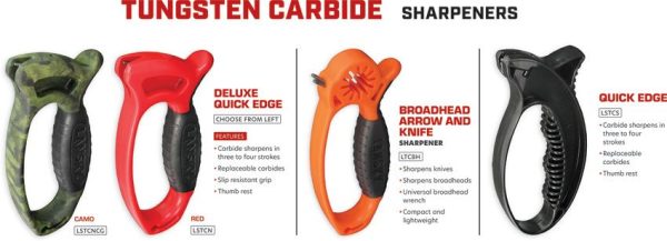 Lansky LSTCN Deluxe Quick Edge Sharpener - Red