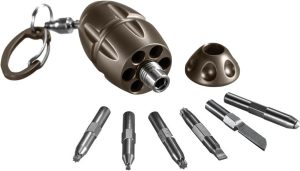 LionSTEEL EGGIE Keychain Multi Tool Titanium Bronze