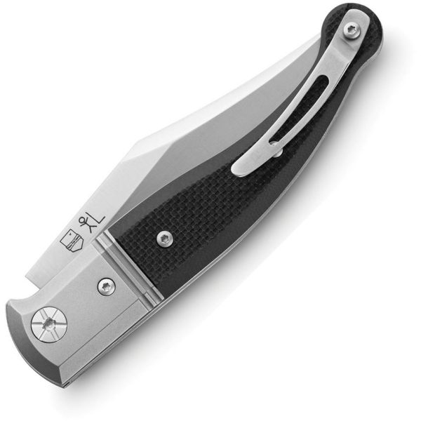 LionSTEEL Gitano Slip Joint Black G10 Folding Knife Niolox