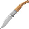 LSTGT01UL.jpg LionSTEEL Gitano Slip Joint Folding Knife Olive Wood Niolox